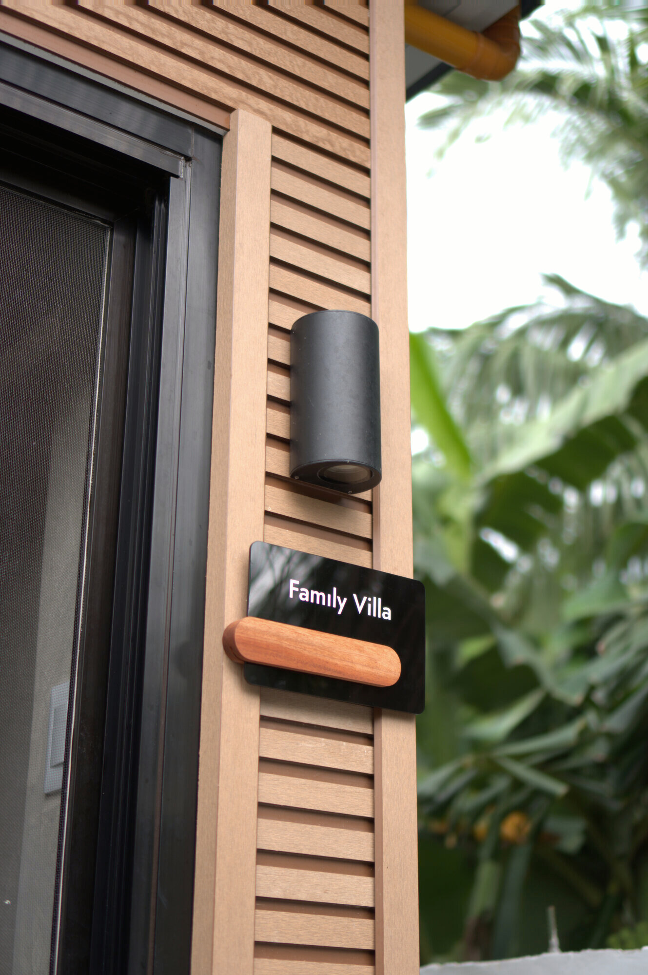 Family Villa entrance